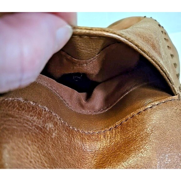 The Sak Genuine Leather Bag Crossbody Embroidered Adjustable Strap Foldover - Picture 14 of 16